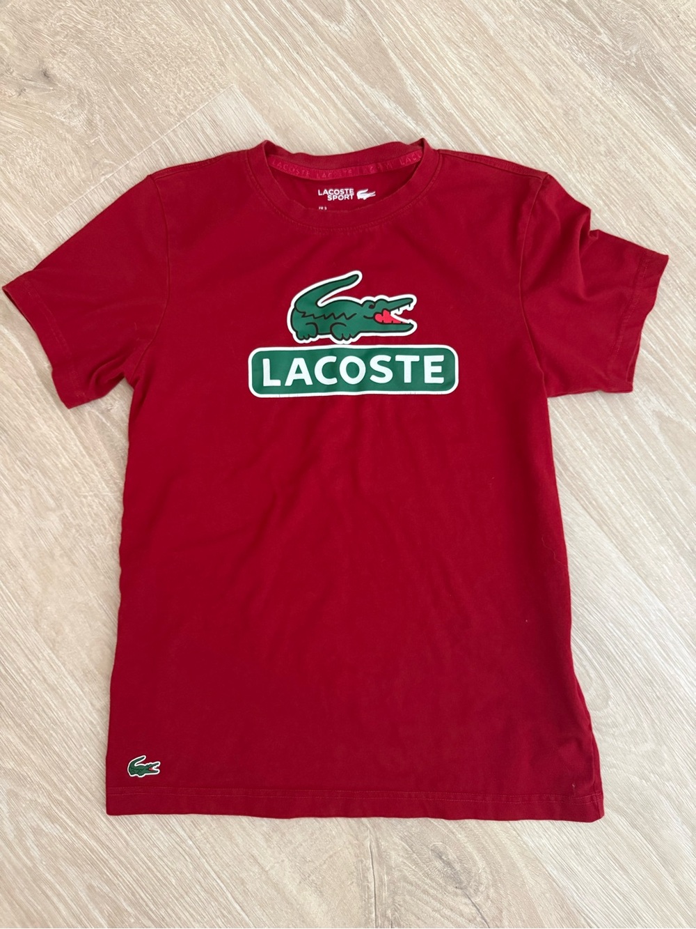 Lacoste men’s Red Logo T-Shirt size Small